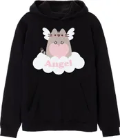 Pusheen - Kapuzenpullover für Damen NS7876 (XXL) (Schwarz)