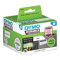 DYMO Original LabelWriter Hochleistungs-Etiketten | 57 mm x 32 mm | weißes Kunststoff-Etikett | Rolle mit 800 Etiketten | für LabelWriter-Beschriftungsgerät