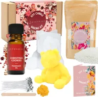 Soyovo DIY Kerzen Selber Machen Set  Kerzen Set Selber Machen  Soy Wax  Soya Wax for Candle Making  Kerze Selber Machen Wachs  Kerzen Set DIY