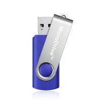 8GB USB 2.0 Stick Flash USB Drive Swivel USB Flashdrive Speicherstick Memorystick Farbe: Blau