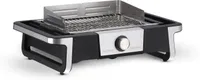 Elektrogrill Tischgrill SEVERIN SENOA BOOST PG 8113 500°C in nur 10 Minuten PG 8113 aus Edelstahl, schwarzsilber Elektrogrill Tischgrill Standgrill Grill Barbecue Grill