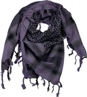 Rock Daddy Schal Uni Tuch lila/schwarz Standard