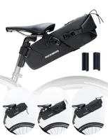 ROCKBROS Wasserdicht Satteltasche Gepäckträgertasche für Fahrrad Reisen 3L Schwarz
