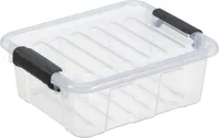 plastový týmový úložný box HOME BOX 1,5 litru průhledný