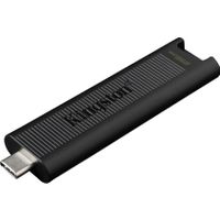 Kingston DataTraveler Max - 256 GB - USB Typ-C - 3.2 Gen 2 (3.1 Gen 2) - 1000 MB/s - Dia - Schwarz