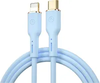 WIWU Kabel YQ01 USB-C - kompatybilne połączenie z iPhone 30W 1.2m Niebieski