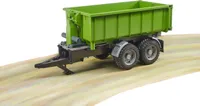 Bruder 02035 - Hakenlift Anhänger für Traktoren, 1:16
