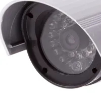 Kamera Dummy Attrappe inkl Montagematerial Video Überwachungs Cam Kamera rot LED
