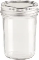 Glas mit 2-teiligen Deckel 6,6x7x10 cm 200 ml