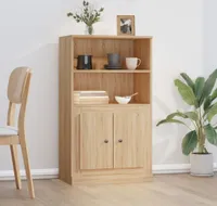 Möbel Highboard Sonoma-Eiche 60x35,5x103,5 cm Holzwerkstoff - Kommoden 816315