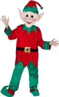Weihnachtself Maskottchen Kostüm