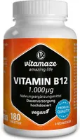 Vitamaze Witamina B12 1000 µg w wysokiej dawce - 180 tabletek