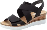 Rieker Komfort Sandalen V38G8-00 Damen 362D5633384738 Schwarz 41 EU