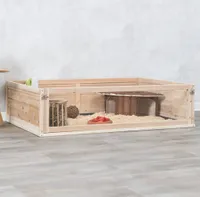 TRIXIE Freilaufgehege für Meerschweinchen 114x74x30 cm Indoor