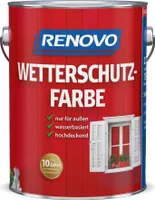 Renovo Wetterschutzfarbe außen seidenglänzend Ral 7016 Anthrazitgrau 4 L