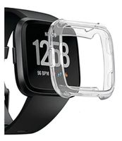 Strap-it Fitbit Versa TPU Schutzhülle (Transparent)