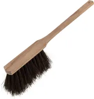 SIDCO Handfeger langer Stiel Handbesen Holz Arenga Natur Besen XXL Garten Haushalt