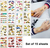 Tattoo Kinder,   15Blätter Wasserdichte Kindertattoos Aufkleber für Jungs, Kindergeburtstag Mitgebsel, Party, Festival, 250 Stücke