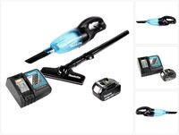 Makita DCL 180 RF1 B Akku Staubsauger 18 V Schwarz + 1x Akku 3,0 Ah + Ladegerät