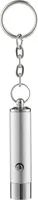 UV-Taschenlampe, Schlüsselanhänger, Mini, batteriebetrieben, tragbar, multifunktional, Anti-Falschgeld-Erkennung, Metall, schwarze Lampe, Taschenlampe, Schlüsselanhänger, Rucksackzubehör-Silber