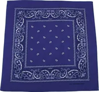 MFH Bandana, royalblau-weiß, ca. 55 x 55 cm, Baumwolle