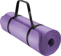 TRESKO podložka na jógu 190x100x1,5cm Fitness podložka Gymnastická podložka Pilates Fialová