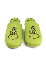 The Grinch Hausschuhe für Herren und Damen - Uni Puschen Schlappen Slipper Pantoffeln Grün 42-43