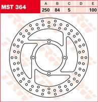 Tarcza hamulcowa TRW Lucas 692-364 MST364 stała