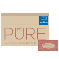 machm!t PURE Kosmetiktücher in der Box - Vorratspack mit 24 x 200 Blatt - 2lagig - frei von Bleichmitteln - extrem weich & nachhaltig -  Germany