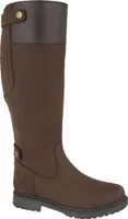Woodland - Damen Landstiefel "Harper", Gewachstes Leder DF1813 (43.5-44 EU) (Dunkelbraun)