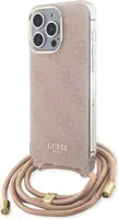 Guess Crossbody Cord 4G Print - iPhone 15 Pro Max Hlle (Pink)