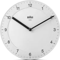 Braun BC 06 W Quarzwanduhr analog weiß