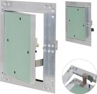 Revisionsklappe Revisionstür Aluminium-Rahmen Gipskarton Revisionstür V2Aox, Größe:40 x 40 cm