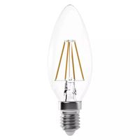 EMOS LED Lampe Edison Candle, 3,4W Ersatz für 40W, Vintage-Glühlampe mit E14 Sockel, Helligkeit 470 lm, Warmweiß 2700 K, 25000 h Lebensdauer, ZF3220