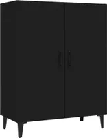 vidaXL Kredens czarny 70x34x90 cm materiał drewnopochodny