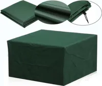Gartenmöbel-Schutzhüllen Gartenmöbel Abdeckplane Wasserdichte Abdeckung Grün, 126x126x74cm