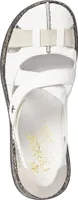 Rieker Damen Ballerina Halbschuh Leder 46367, Größe:42 EU, Farbe:Weiß