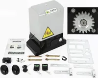 1800kg 750W Elektrický otvírač posuvných bran Otvírač posuvných bran s 2x dálkovým ovládáním