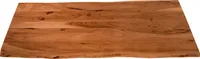 SAM® Tischplatte Baumkante Akazie Nuss 120 x 60 cm CURT