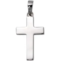 JOBO Anhänger Kreuz 925 Sterling Silber rhodiniert