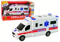 Auto-Krankenwagen-Lichter klingen gelb