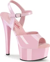 GLEAM-609 Damen Sandale von Pleaser, Rosa  , EU 35, US 5