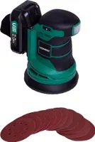Vonroc Exzenterschleifer Akku, Schleifmaschine - Handschleifer mit Staubbehälter