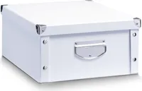 Zeller Aufbewahrungsbox, Pappe, weiß 40x33x17