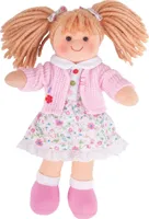 Bigjigs Toys Látková panenka Poppy 28 cm