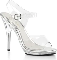 POISE-508 Damen Sandale von Fabulicious, Transparent EU 39, US 9