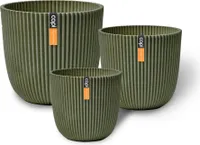 Capi Europe Capi Europe Geschenkset Topf kugel Groove 'made with' Kunstrasen grün - Set S