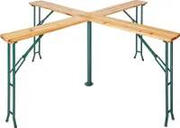 Stehtisch Quattro klappbar - braun