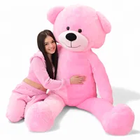 XXL Teddybär Plüsch Kuschel  Teddy Bär Valentinstag Geschenk XL 220 ROSA