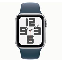 Apple Watch SE Aluminium Silber Silber 40 mm ML 150-200 mm Umfang Winterblau GPS